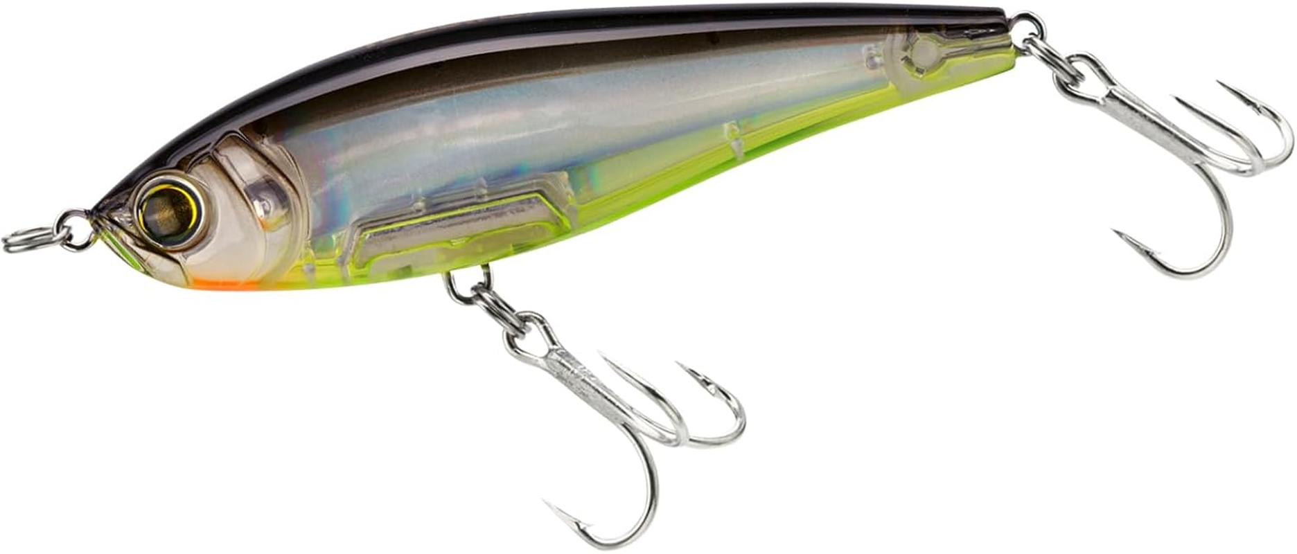 Yo-Zuri R1348-BSCL: 3D Inshore Twitchbait (Ss) 110Mm 4-3/8", Black Silver Chartreuse image number 1
