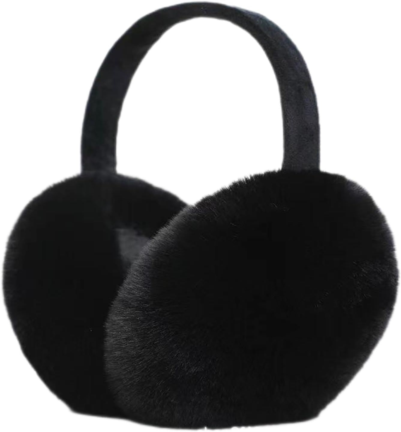 Wabmipe Winter Earmuffs Made of Artificial Fur, Warm and Cute. Fluffy and Foldable. Outdoor Skiing. Ear Warmers for Women and Girls