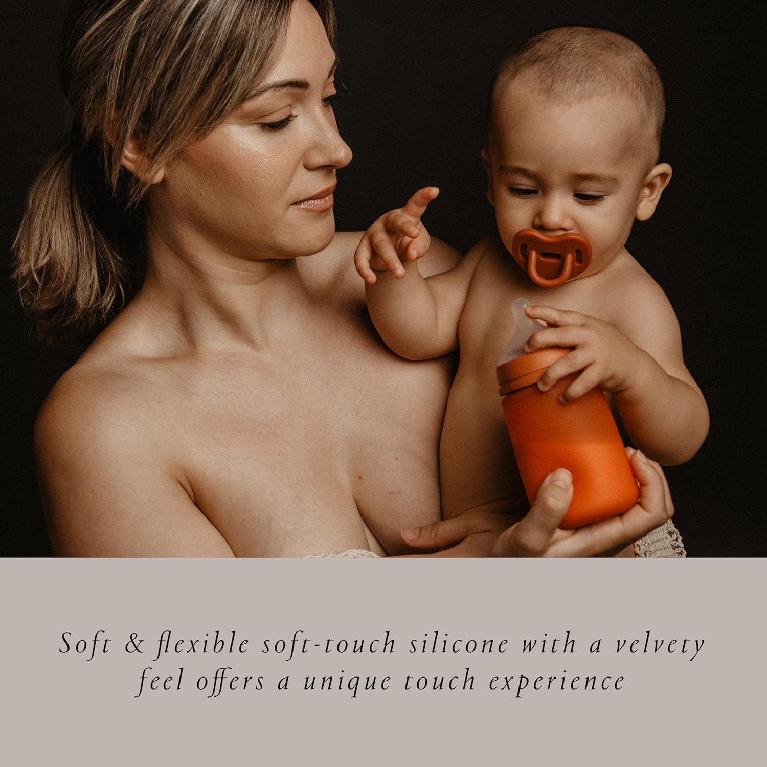 Suavinex All Silicone Bottle, Nude, 240 Ml Capacity image number 4