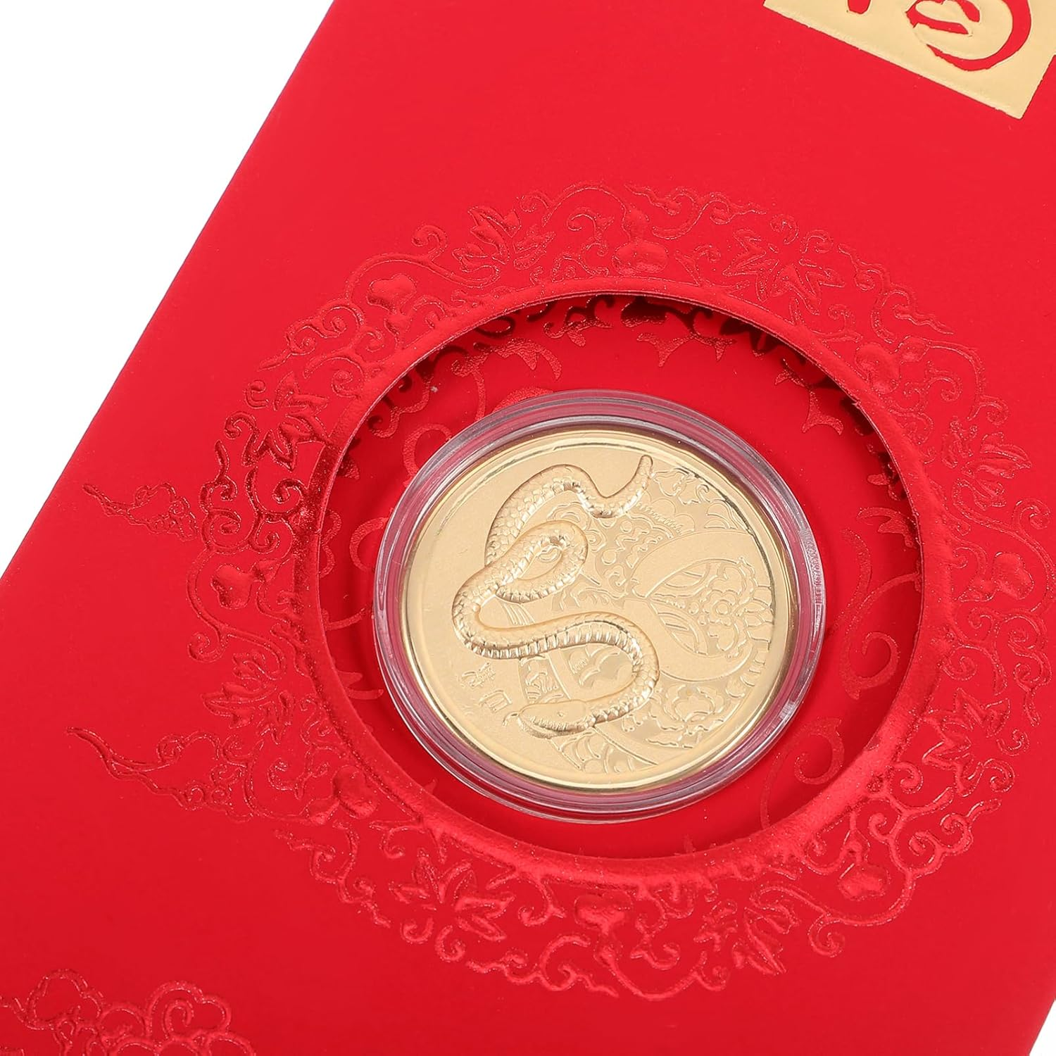 KALLORY Chinese New Year Red Envelopes 2025, 3Pcs Year of the Snake Hong Bao Spring Festival Money Red Pocket Lucky Packet Cash Envelopes for Birthday Wedding image number 5