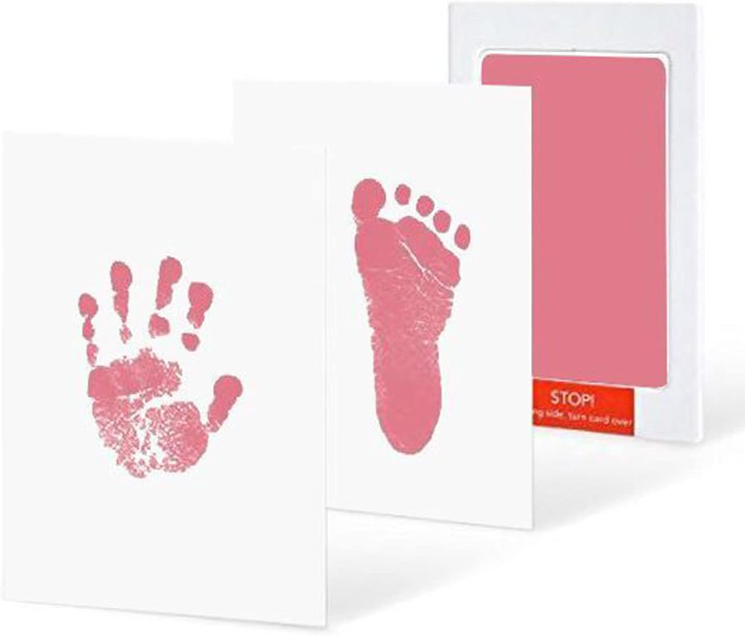 Baby INKL Footpri Handpri Kit Clean Ink Pads for 0-6 Months Old Infa Newborn Keepsake Pet Paw Pri Kit, Dark Green image number 4