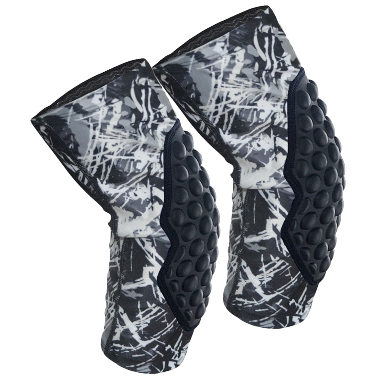 ZANZER Compression Knee Pads for Youth Adult, Basketball Baseball Knee Sports Brace Knee Support, Anti-Slip Collision Avoidance Knee Pad Protector Sleeve for Volleyball Football Cycling (1 Pair,Xl)