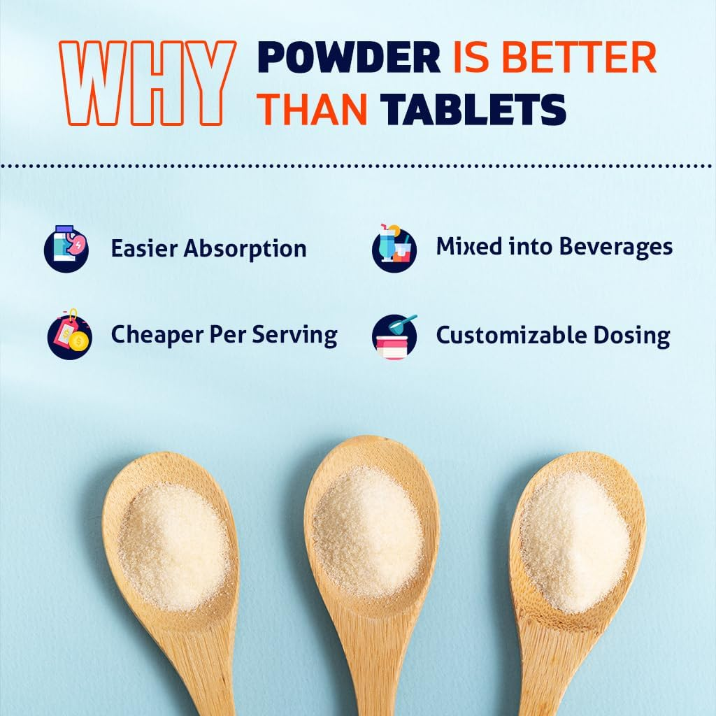 Vitamatic Hyaluronic Acid Powder 200Mg - Supports Healthy Connective Tissue and Joints - Promote Youthful Healthy Skin - 100 Gram image number 2