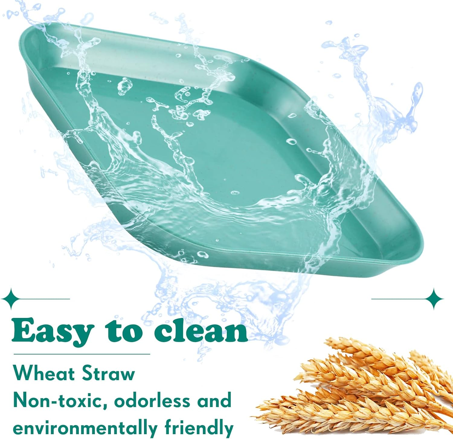 Gerrii 12 Pieces Whisker Fatigue Relief Cat Bowl 6 Inch Shallow Cat Food Dish Cat Wet Feeding Bowls Wide and Small Pet Plate for Kittens and Short Legged Cat, Wheat Straw (Vintage Colors,Square)