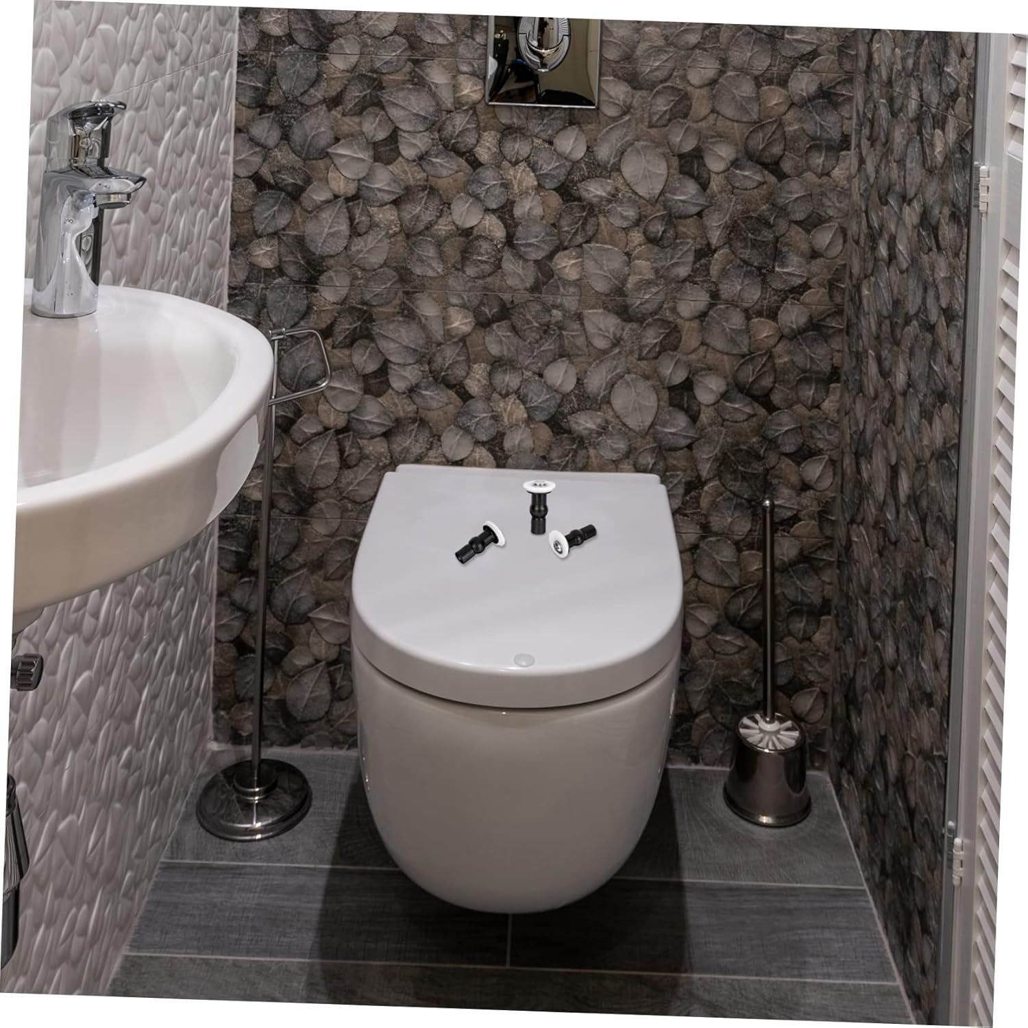 8Pcs Toilet Seat Cover Screws with Abs Expansion Bolts Toilet Fixing Parts Closestool Fixed Fittings for Secure Mounting Bathroom Replacement Hardware image number 4