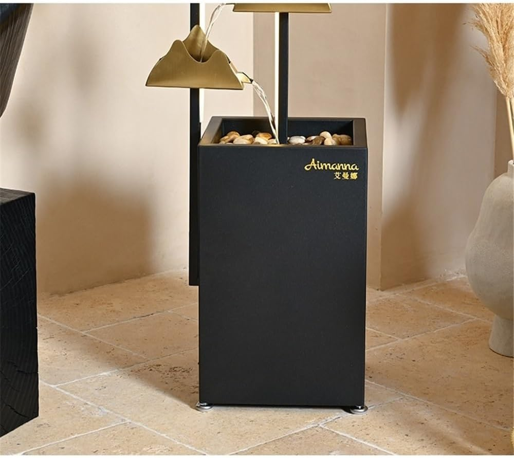 Outdoor Fountain Modern Elegant Circulating Water Ornaments Entryway Living Room Fortune Floor Fountain Opening Housewarming Gift image number 1