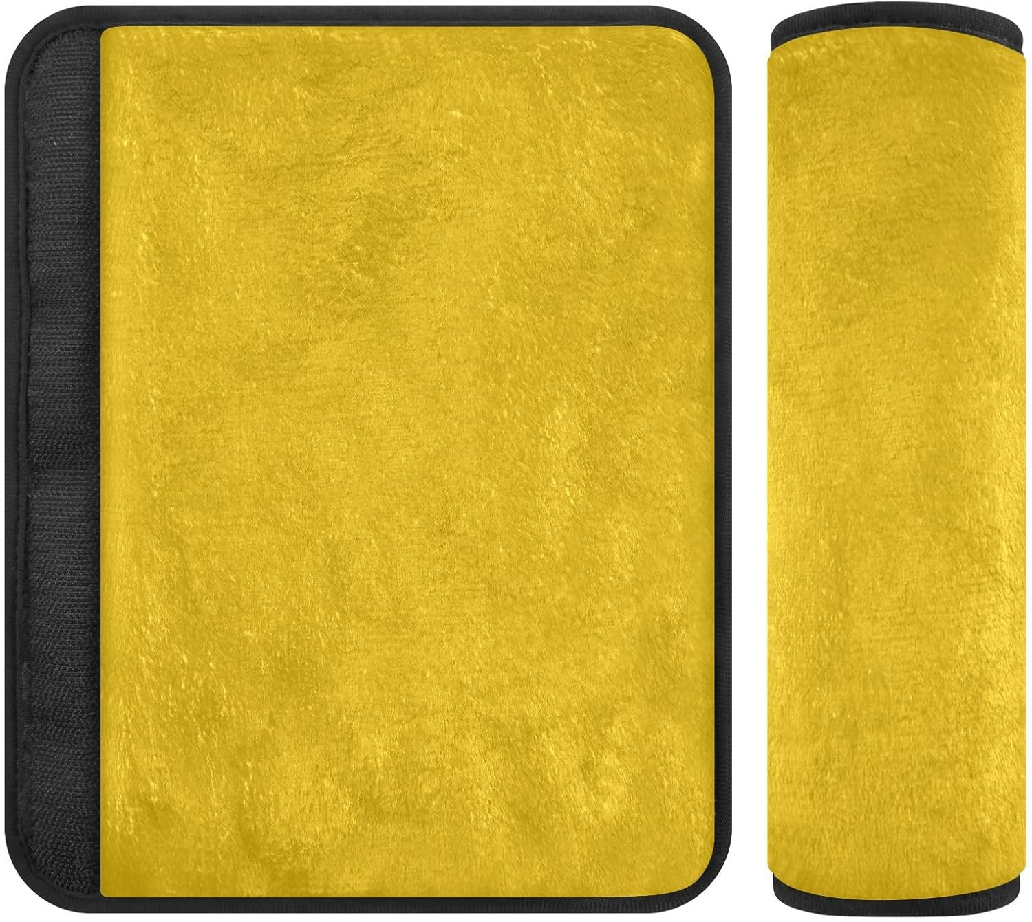 RPLIFE Chrome Yellow Car Seatbelt Cover Soft Padded Seatbelt Cover, Seat Belt Cushion Washable, Seat Belt Padding Women, E07Q23018