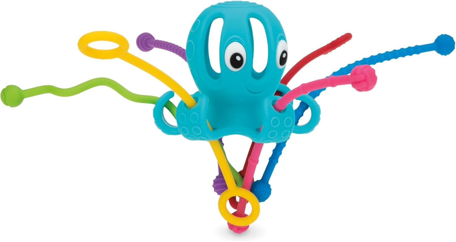 Nuby Octopus All Silicone Bath Toy - Interactive Water Play & Sensory Development - Soft Durable, Bpa-Free, Easy Clean - for Babies & Toddlers 6 M+ image number 2