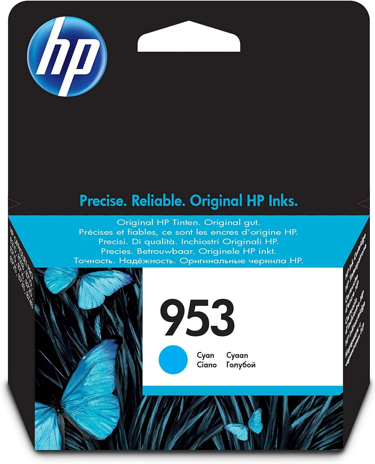 HP 953 F6U14AE, Yellow, Original Ink Cartridge, Compatible with HP Officejet Pro 7720, 7730, 7740; Officejet Pro Series 8000 Inkjet Printers
