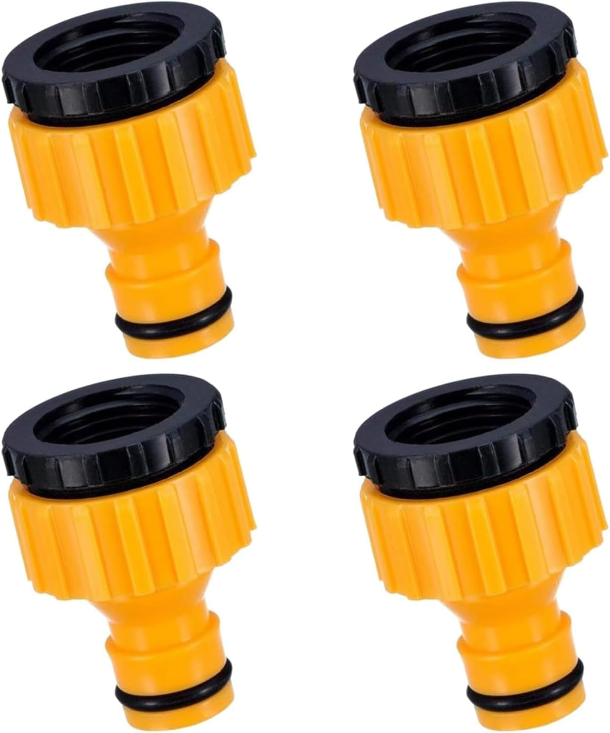 Garden Hose Tap Connectors 4Pcs Set - Easy Installation, Durable & Leak-Proof for Outdoor Watering Needs, Universal Fit for Garden Hoses and Faucets image number 1