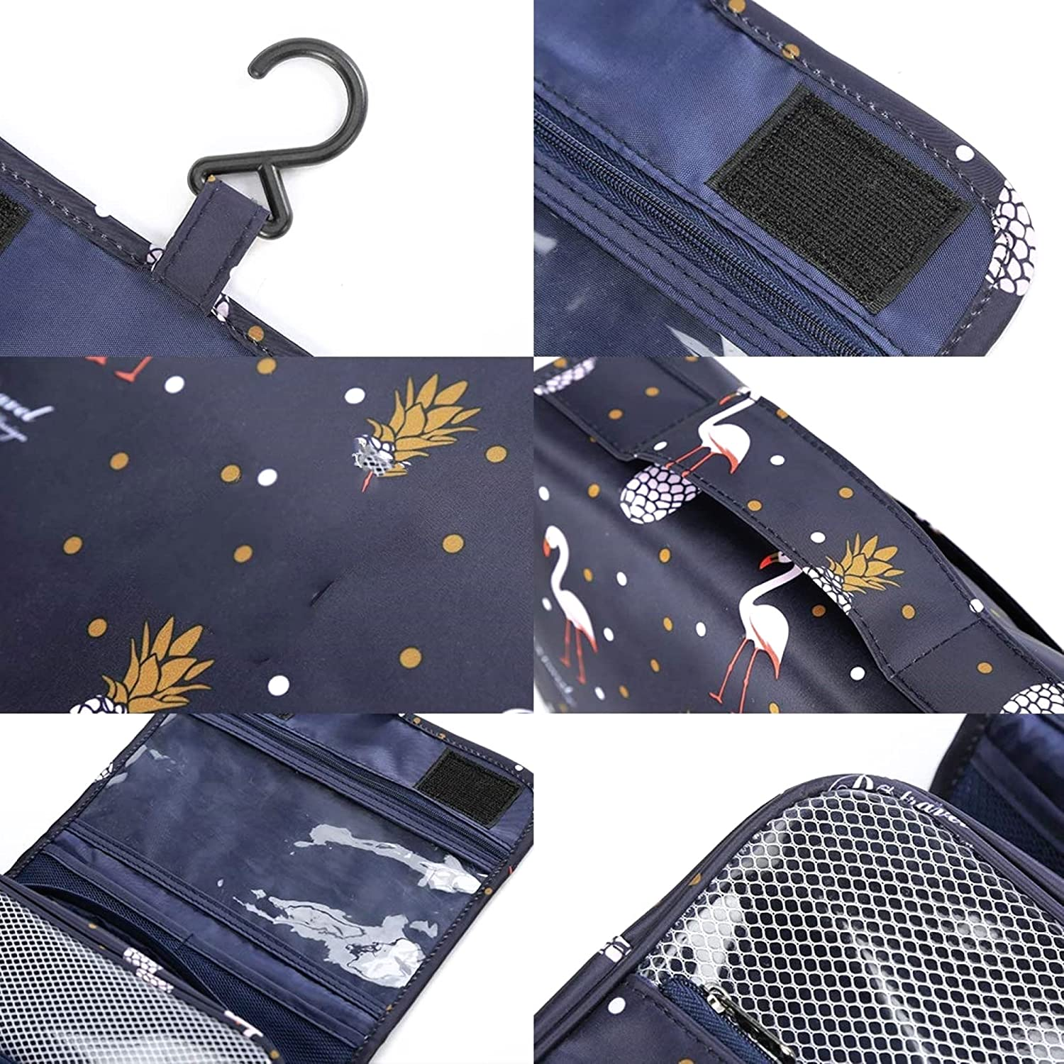 Toiletry Bags for Travel Toiletries Cosmetics Makeup Hanging Hook 5 Storage Areas from Paton Travel Australia