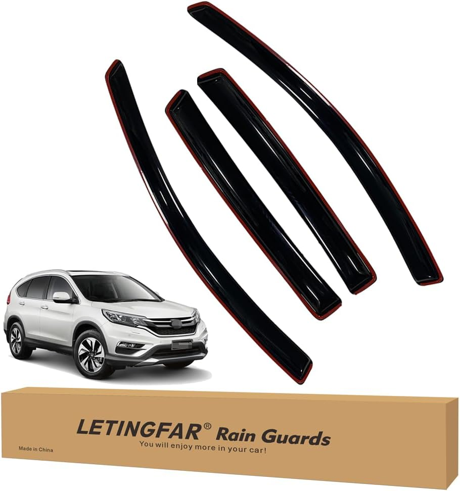 In-Channel Rain Guards for Dodge RAM 2500 3500 2019-2024 Crew Cab, Side Window Deflectors, Window Visors for RAM 2500 3500,For RAM Car Accessories image number 6