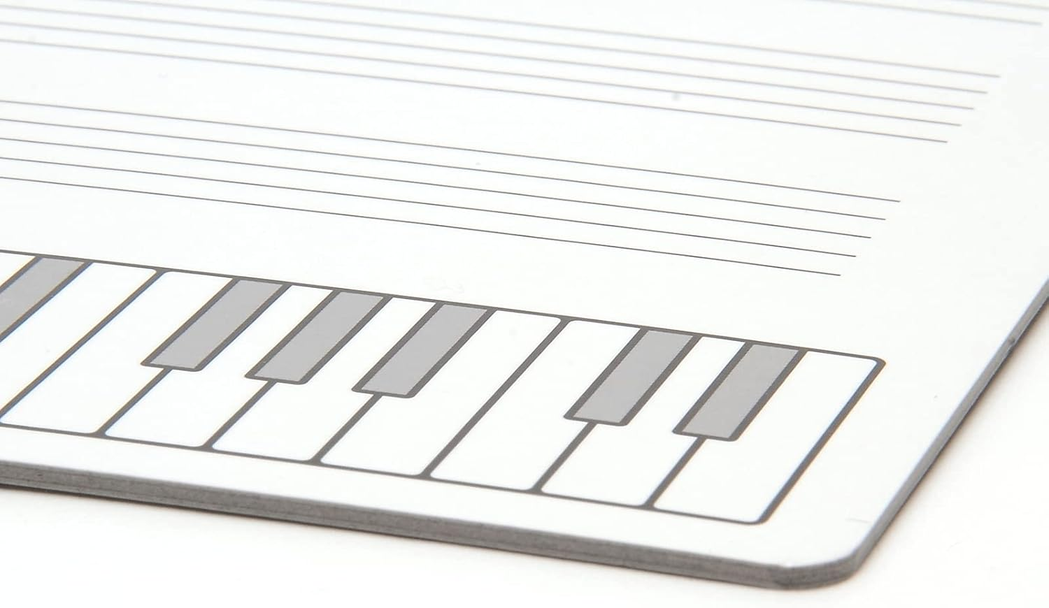 Dry Erase Music Staff White Board, Portable A4 Size (8.3"&times;11.7") image number 3