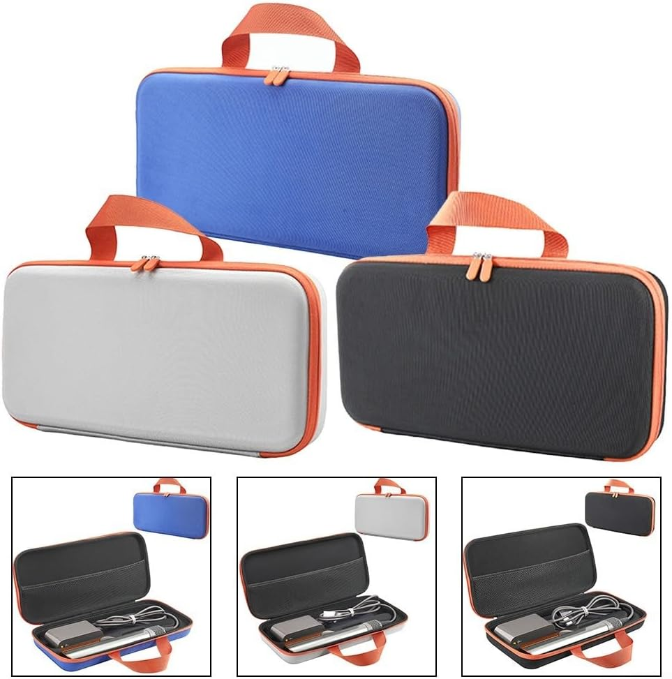 Hard Case for Dyson Airstrait HT01 Shockproof Waterproof Travel Bag with Mesh Pocket for Straightener Accessories (Grey) image number 3