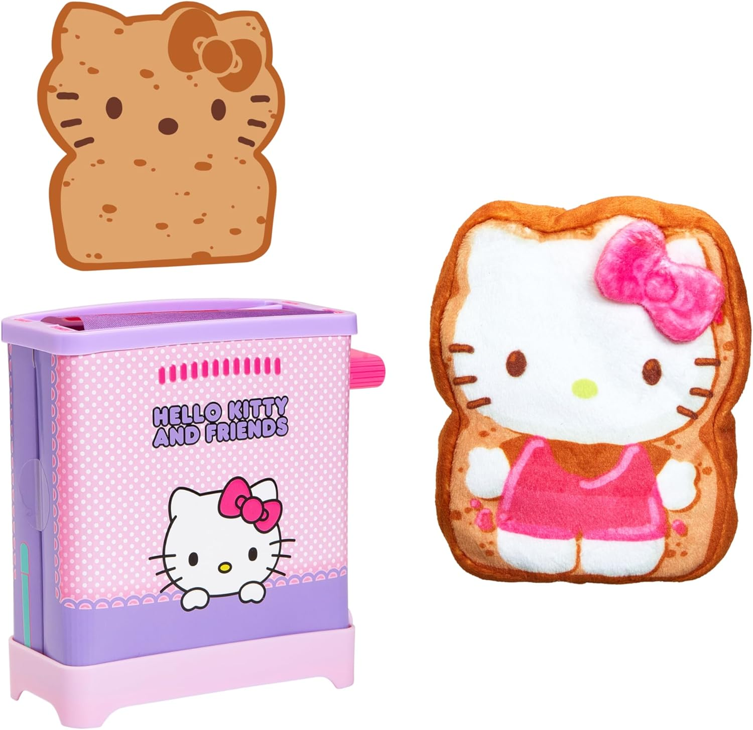 Cookeez Makery Hello Kitty&reg; and Friends Toasty Treatz Toaster with Scented Plush | Make a Soft and Squishy Surprise Plush Friend | Pop-In-Bread and See a Surprise Plush Pop Up image number 5