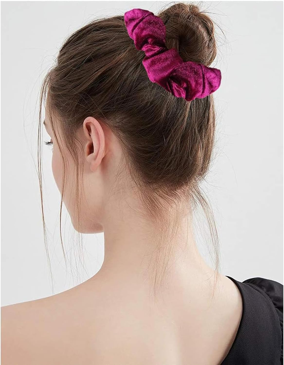 Pack of 12 Scrunchies for Women, Velvet Scrunchies, Premium Elastic Thick Bands, Comes with Hidden Zip Pocket, Women for Girls, Hair Accessories