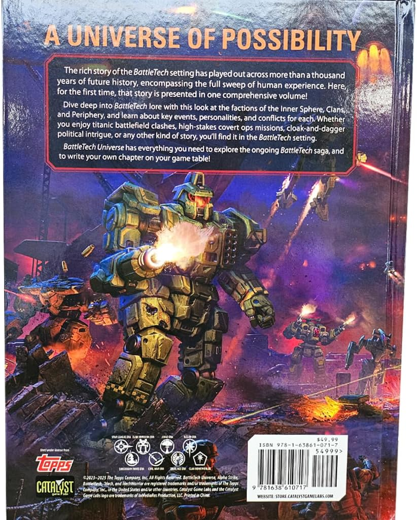 Catalyst Game Labs Battletech Universe Expansive Board Game image number 1