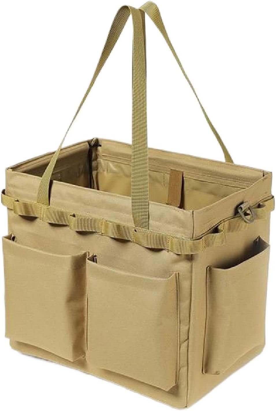 Garden Tote, Picnic Bag Large Capacity Multi Pocket Outdoor Storage Tote Bag, Waterproof Gardening & Camping Tool Kits Holder, Portable & Foldable Garden Tool Organizer image number 2