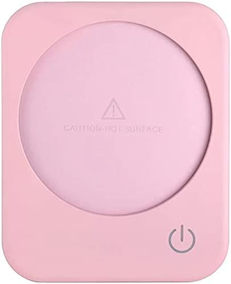 Coffee Mug Warmer Pink Electric Coffee Warmer for Desk with Auto Shut off 3 Temperature Setting Smart Cup Warmer for Warming & Heating Coffee, Beverage, Milk, Tea and Hot Chocolate(No Cup) image number 3