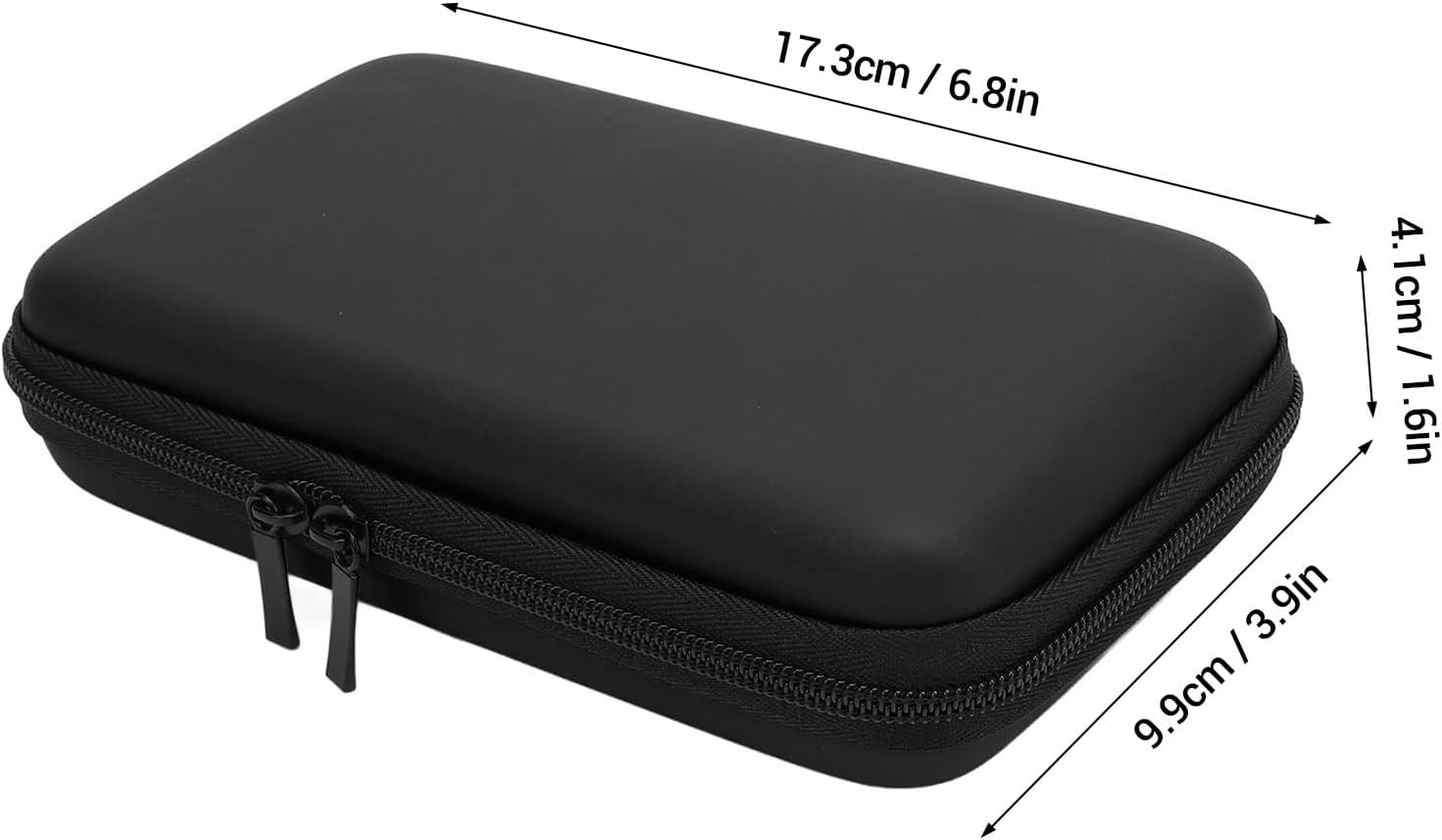 Carrying Case for Nintendonew New 2DS XL, 2DS LL, New 3DS, 3DS Console, Hard Protective Shell Travel Case Pouch with 8 Game Cartridges Slot, Water Proof PU & Hard EVA, Console image number 2