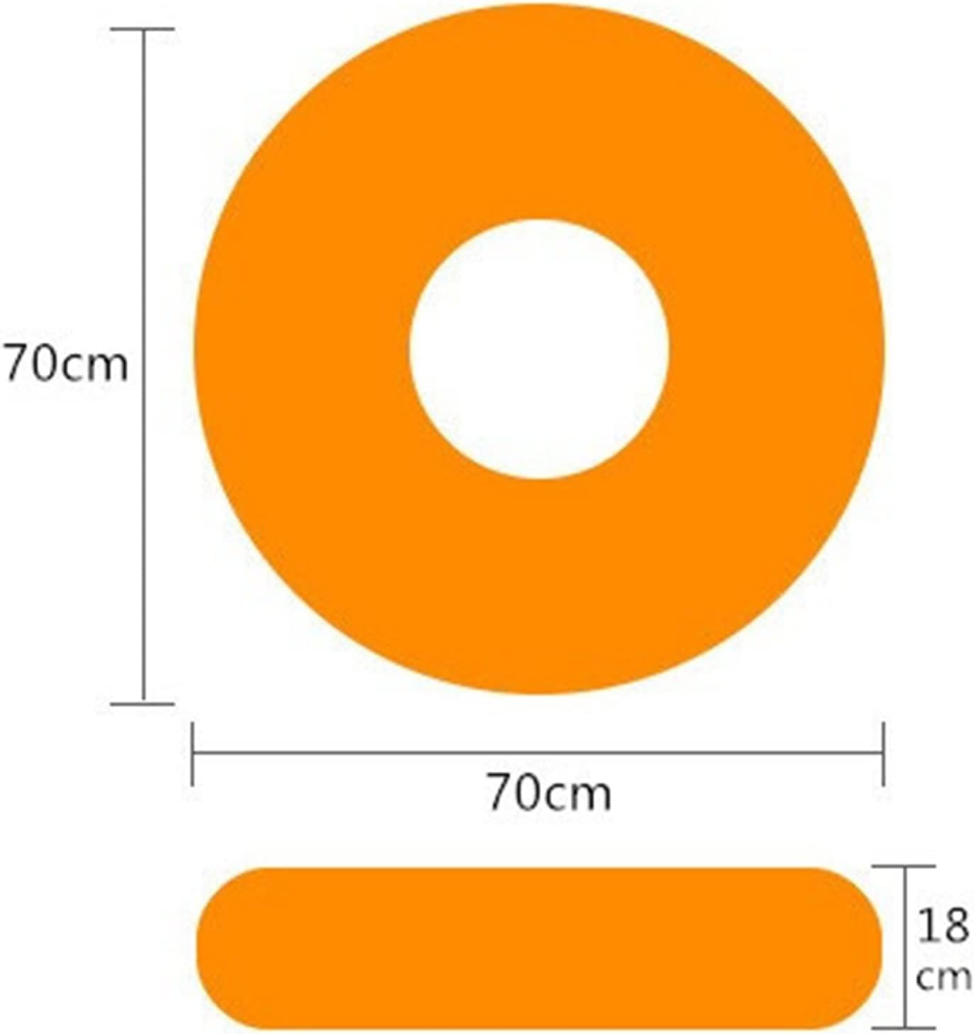 Snow Tubes for Sledding Heavy Duty Towable Snow Tube Sled with a Hard Plastic Bottom Towable High Speed Snow Sled for Children Adults (Color : G)