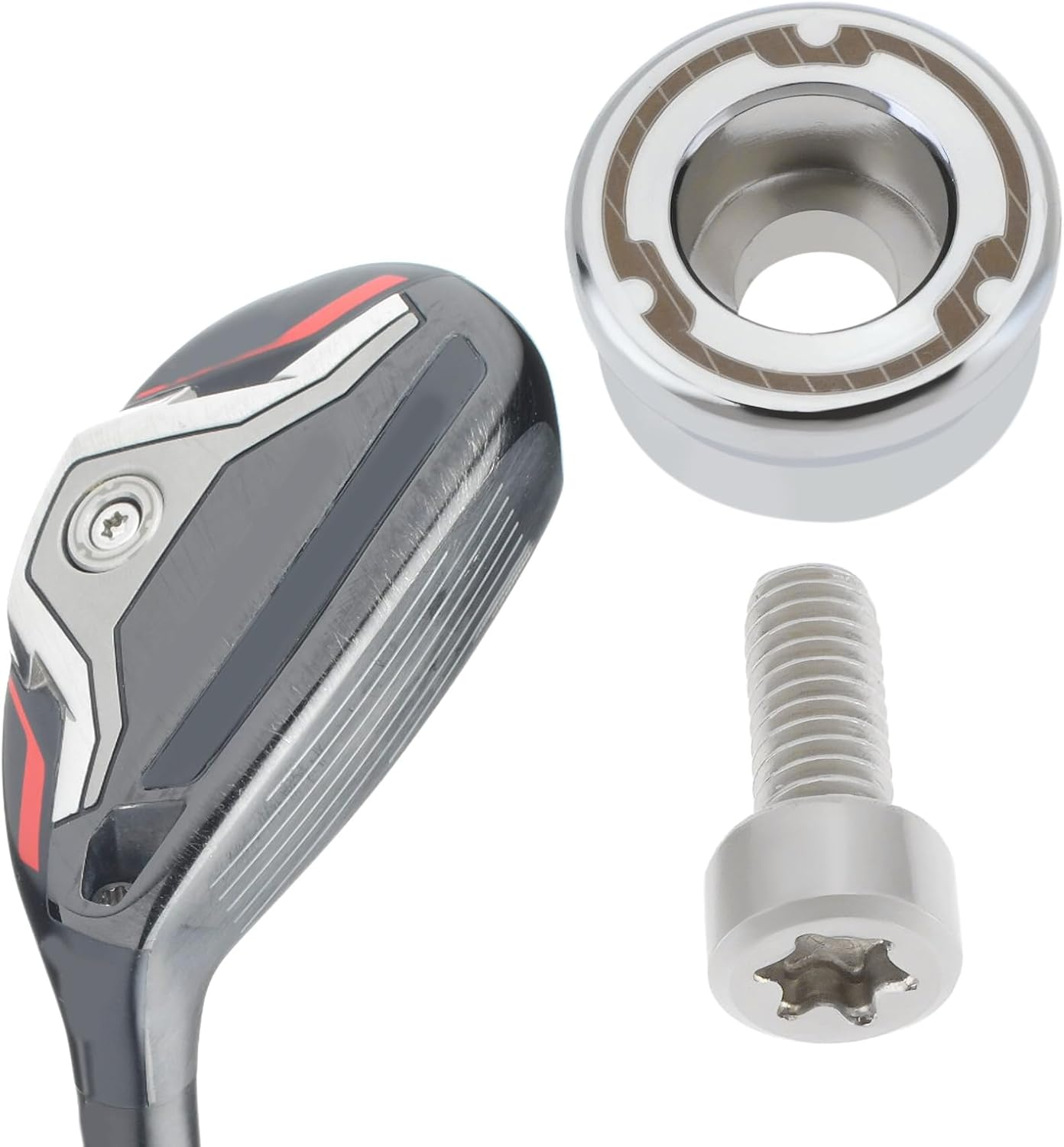 Golf Counterweight Screw Ball Head Weight 11G Compatible with Taylormade Stealth plus Stealth HD 2022 Driver, Silver image number 5