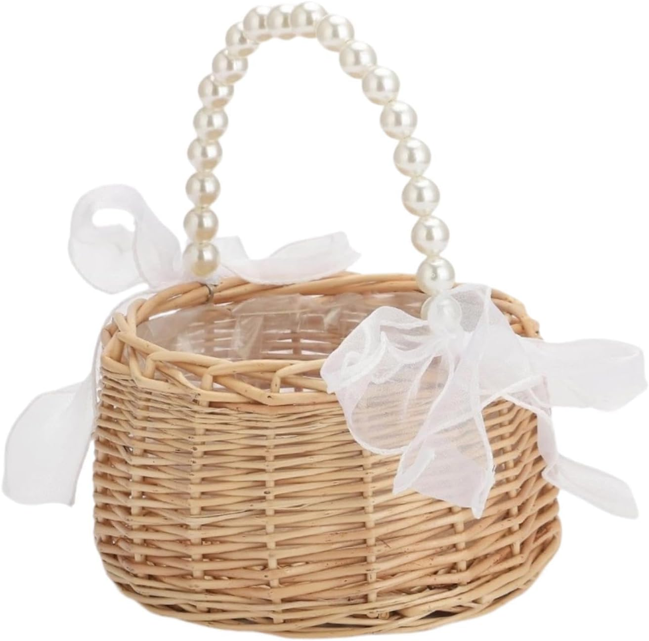 Elegant Flower Girl Basket for Wedding Ceremony image number 3