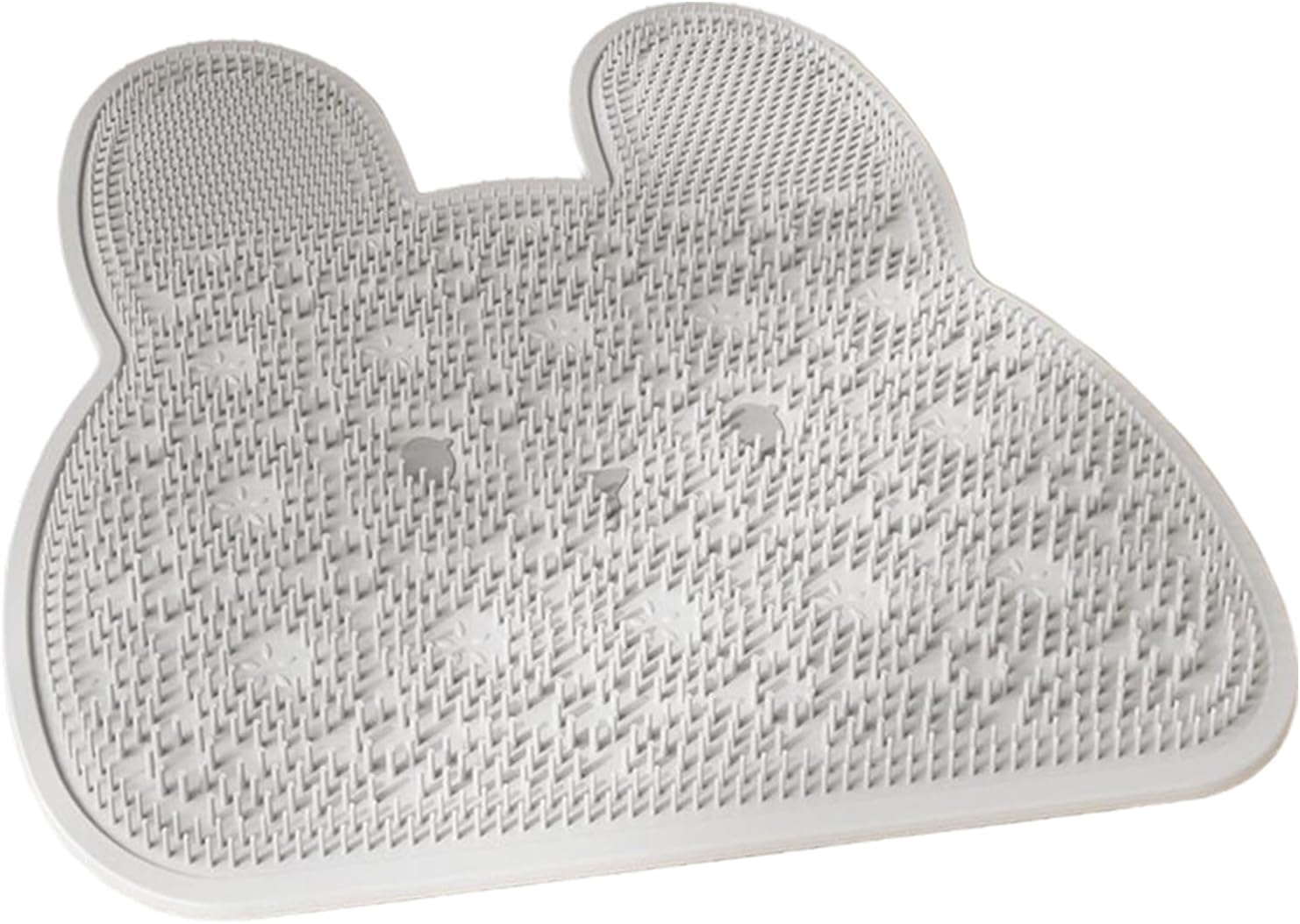 Shower Foot Scrubber | Bunny Silicone Non-Slip Cleaner | Silicone Shower Foot Brush Pad | for Massage Cleaning Adults Elderly Kids Family Home Bath Tub Floor Apartment Dorm