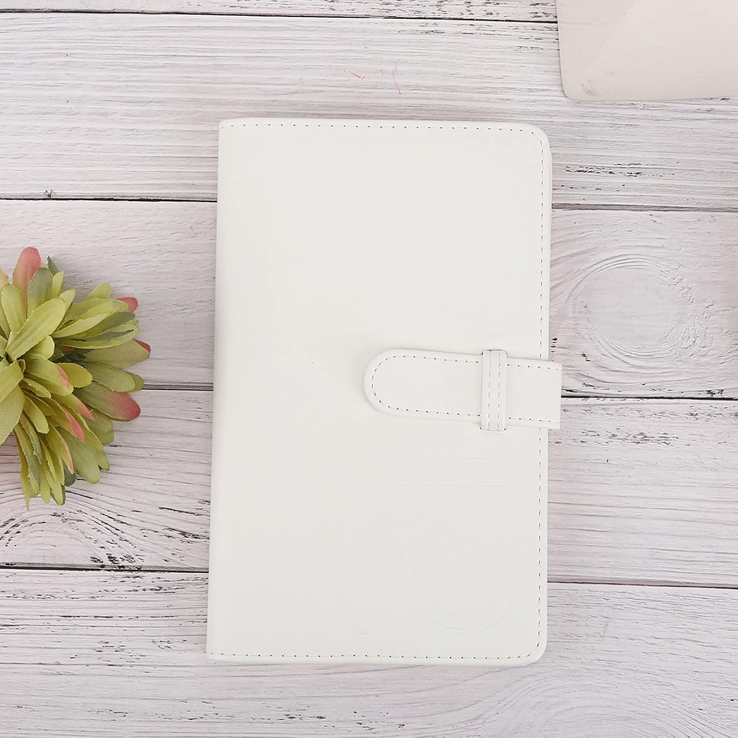 Jectse Mini Photo Album, 3 Inch 96 Pockets Small Album Photocard ID Holder, Portable Kpop Holder Book Cute for Camera (White) - Purple image number 7