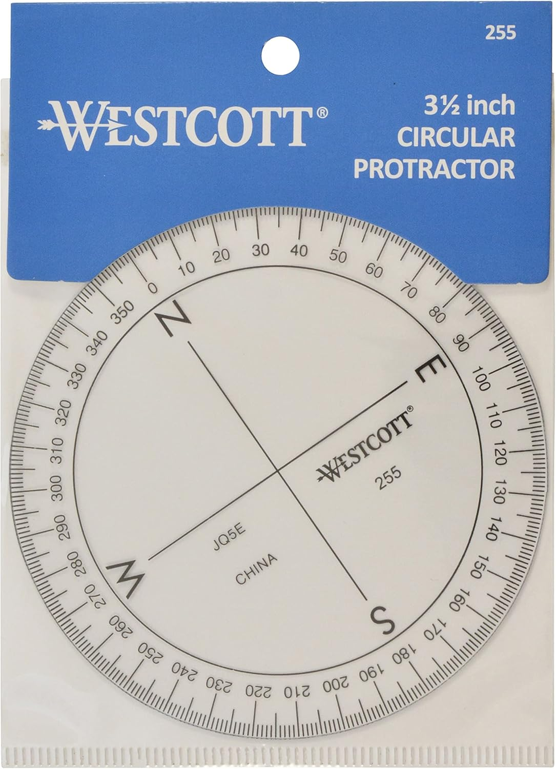 Westcott Protractor Measuring Tool (255) image number 3