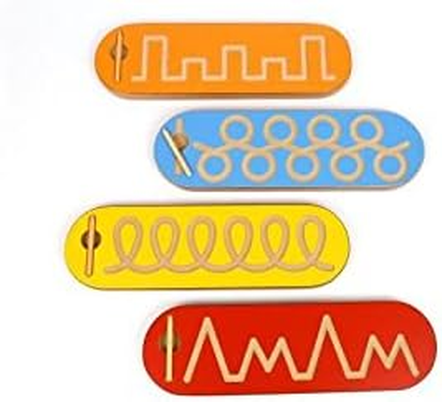 BSM EF21030 Pedagogy Montessori Pre-Step Kit: Educational Toy - Learning Tool - Writing Board - 3-7 Years - Includes 1 Wooden Pencil