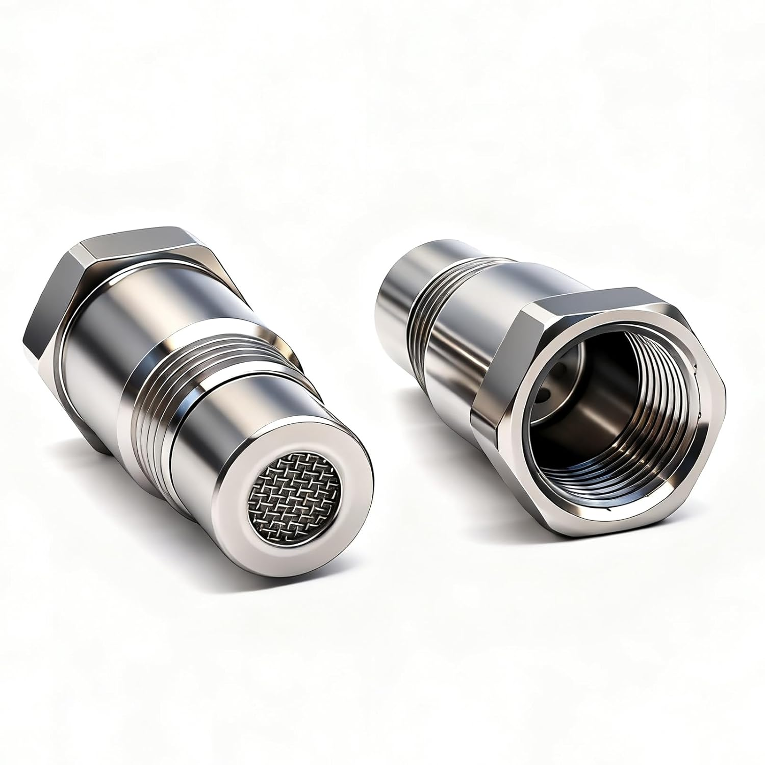 MAEZOE 2PCS M18X1.5 Oxygen O2 Sensor Spacer Adapter, Anti-Corrosion Build, Easy Installation for Car Owners & Mechanics, Universal Fit for Better Engine Performance & Fuel Economy