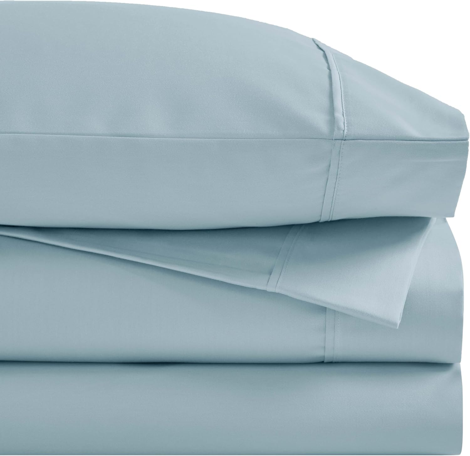 Superior 1500 Thread Count Cotton Rich Sheet Set, Heavyweight Daily Bedding, Modern Decor, Includes 1 Elastic Deep Pocket Fitted Bedsheet, 1 Flat Sheet, 2 Pillowcases, Queen, Teal