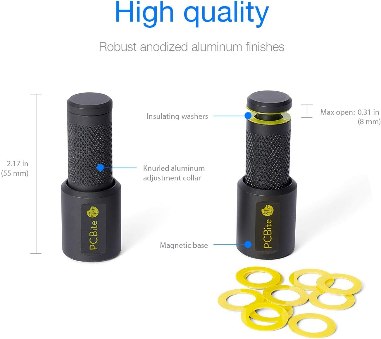 Kit with 4X SP10 Probes and Test Wires | Third Hand Tool | Rework Station | Helping Hands Soldering | Circuit Board Soldering Kit image number 2