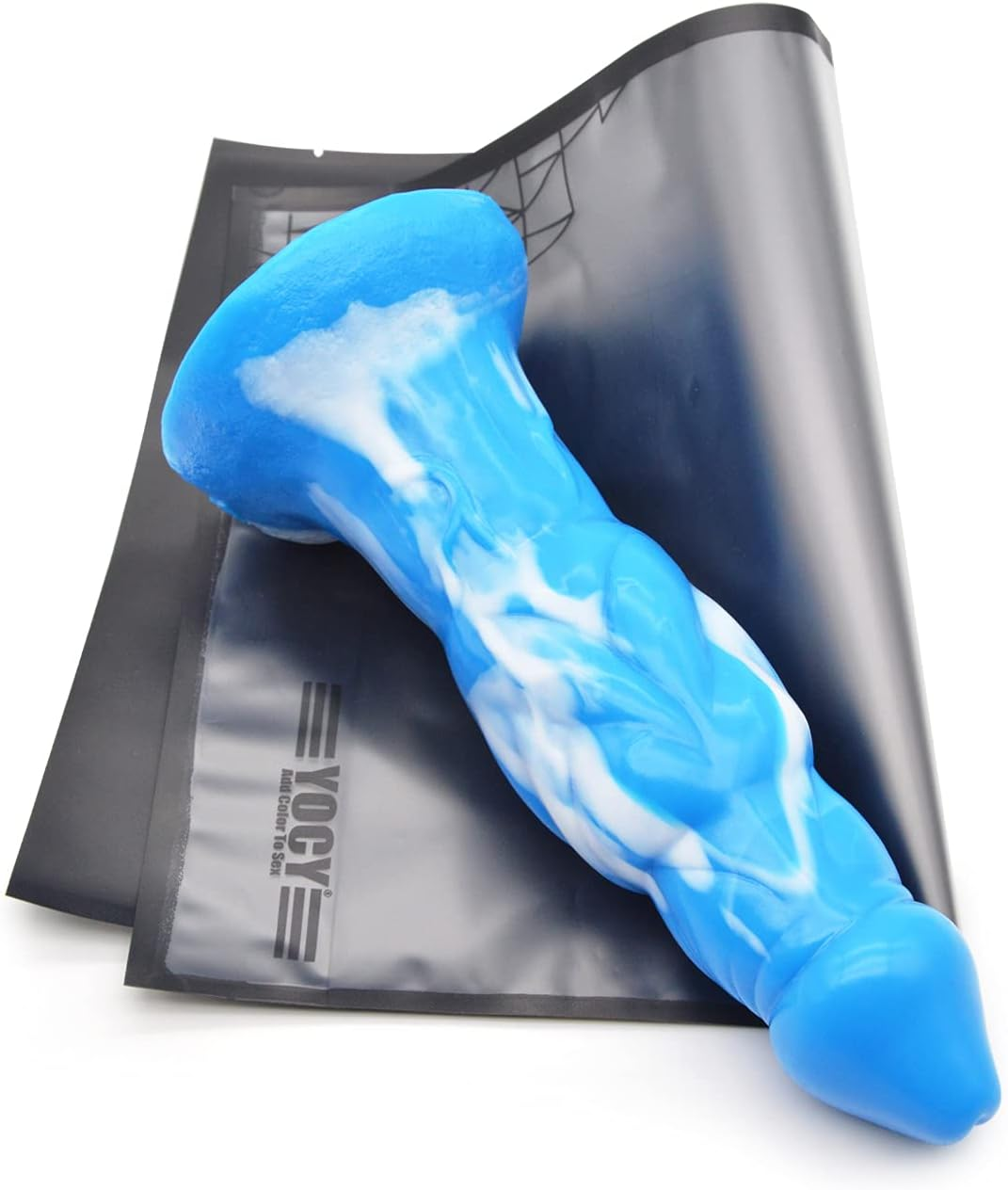 Silicone Realistic Dildo, YOCY Ancient Myth Colored Anal Dildo, 7,8'' Insertable Knotted Dildo with Strong Suction Base, Beast Fantasy Dildo Dong Replica Sex Toy for Anal and Vaginal image number 3
