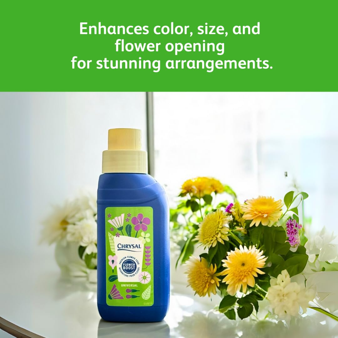 Chrysal Cut Flower Universal Food (10 Ml/L Bottle) &mdash; Increase the Flower Boost with Floral Supplies for Fresh Flowers &mdash; Flower Arrangements Supplies &mdash; Ideal Florist Supplies &mdash; Flower Food image number 3