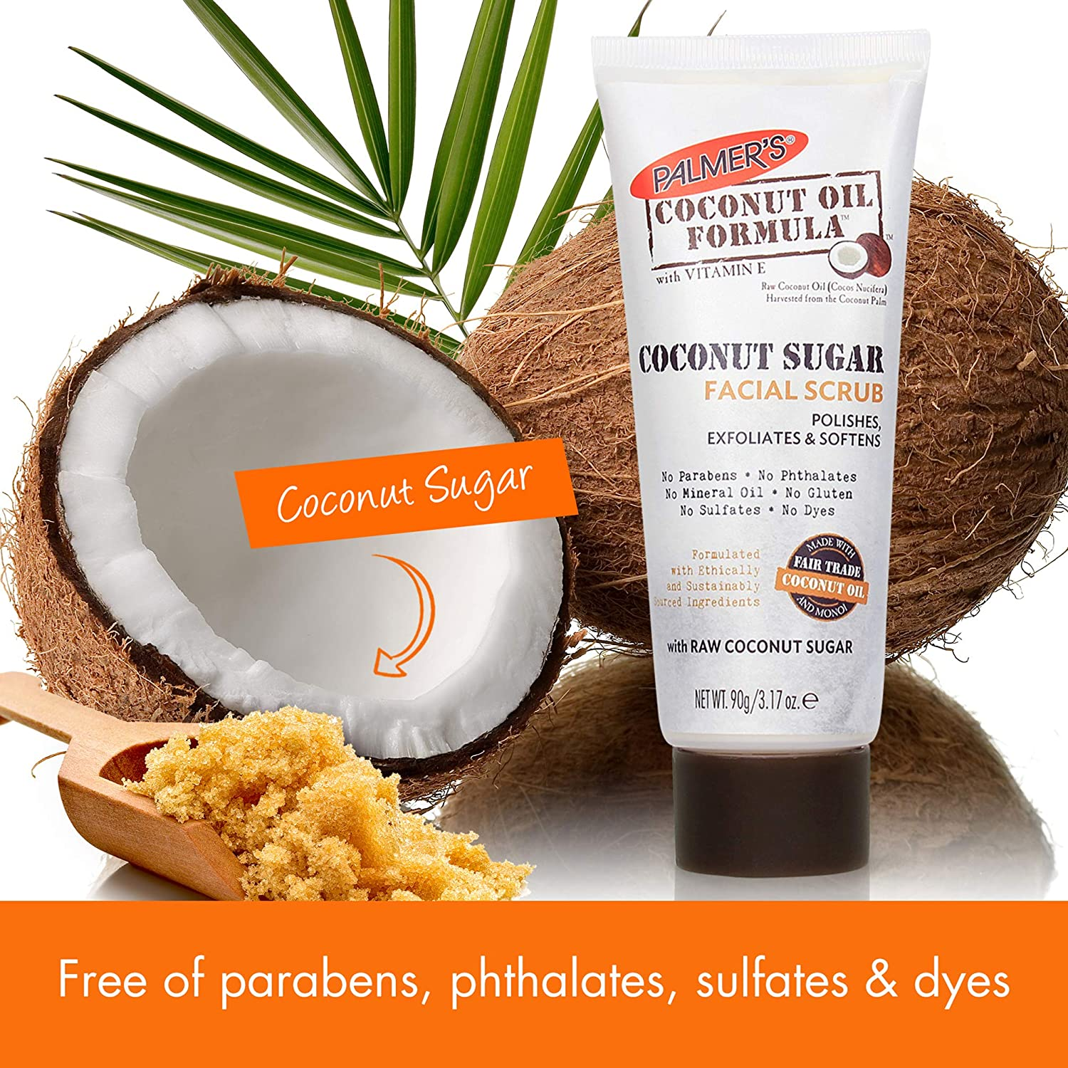 PALMER'S Coconut Oil Formula Facial Scrub, 90G