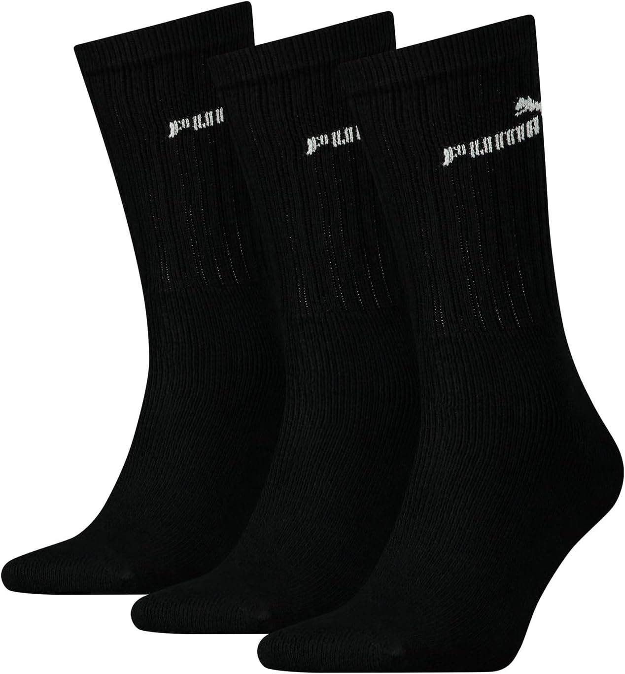 PUMA Unisex Elements Crew Sock 3P