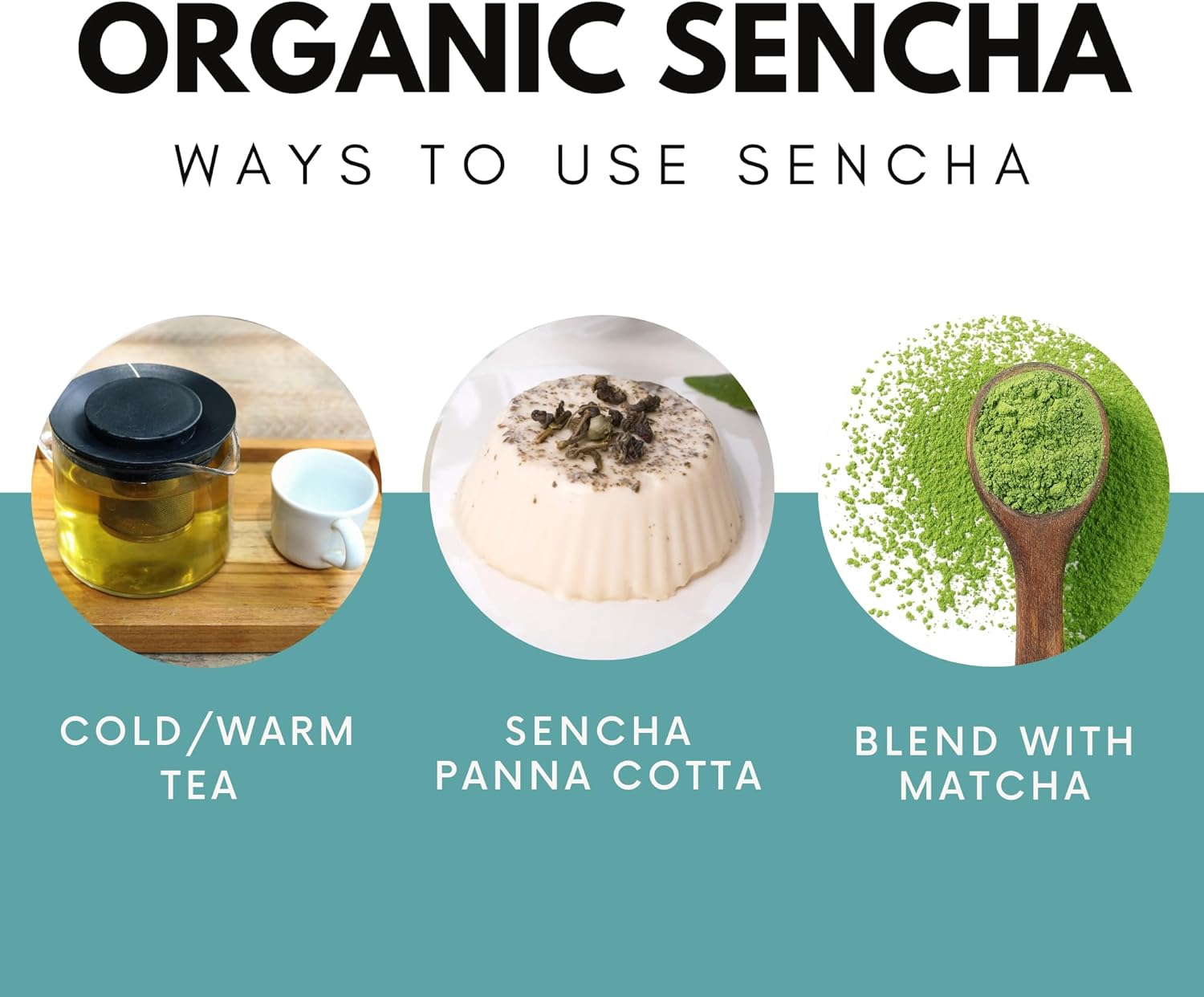 Teafy Organic Fukamushi Sencha, Japanese Green Tea, from Shizuoka Japan, JAS and USDA Certified Organic Loose Leaf Steamed Tea, 3.5Oz/100G image number 3