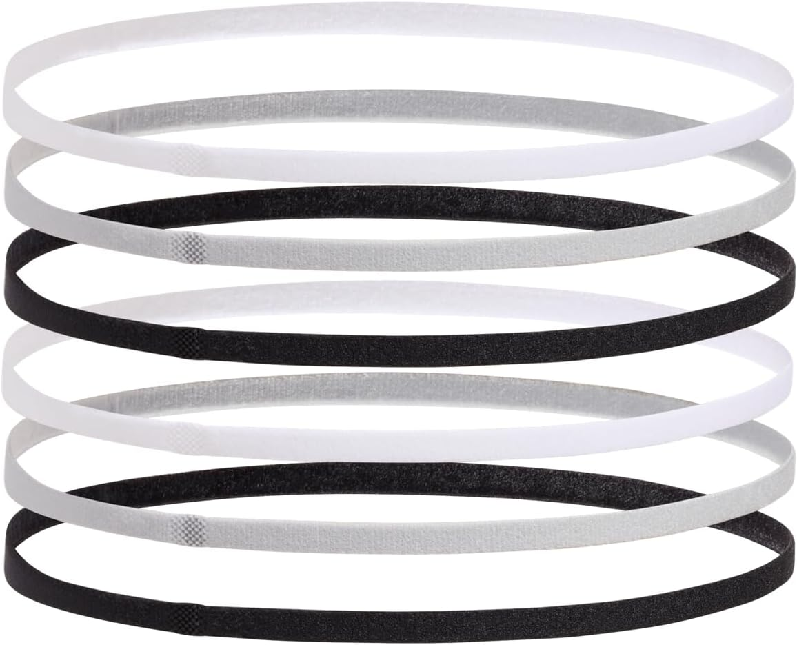 Under Armour W Mini Elastic, 6 Pack, Black/Grey (OSFM)