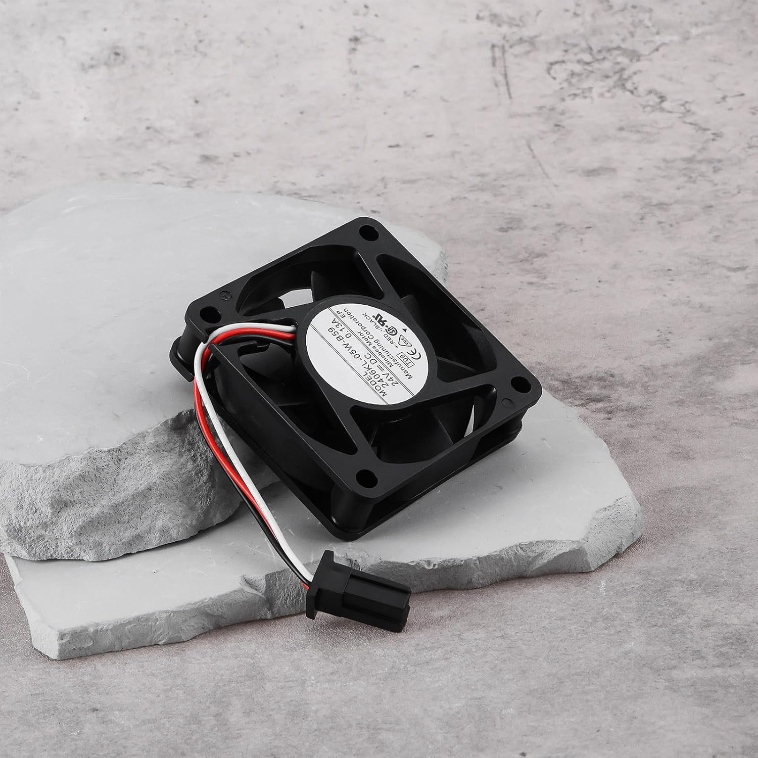 DC 24V 0.13A Cooling Fan with 3-Pin Plug 60X60X15Mm 2406KL-05W-B59 Compatible with NMB-MAT Desktop Laptop Server image number 6