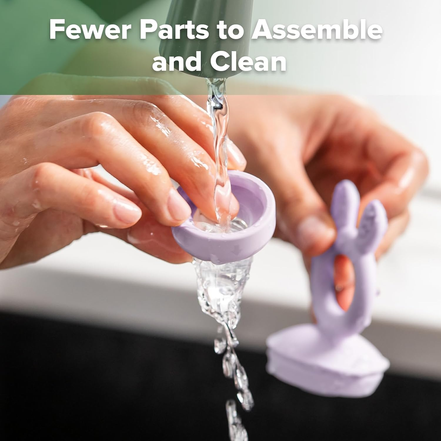 Haakaa Baby Fruit Food Feeder & Mini Freezer Nibble Tray Combo, Breastmilk Popsicle Molds for Baby Cooling Relief, BPA Free Silicone Feeder for Safe Infant Self Feeding, 4 Month+(Lavender) image number 5