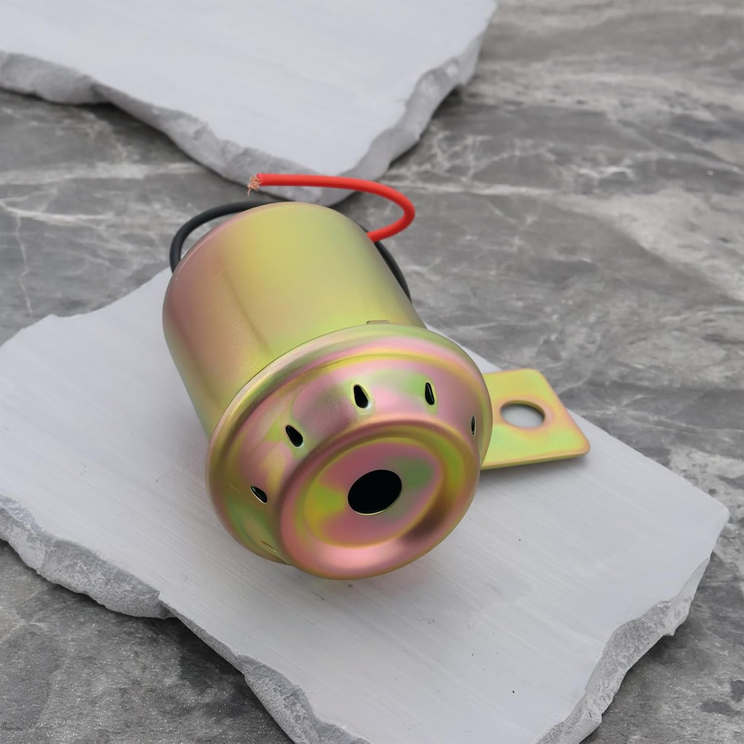 2Pcs 12V Car Metal Horn Beeper Buzzer Warning Tone Alerts Buzzer Suitable for Car Reversing and Warning Passers-By image number 1