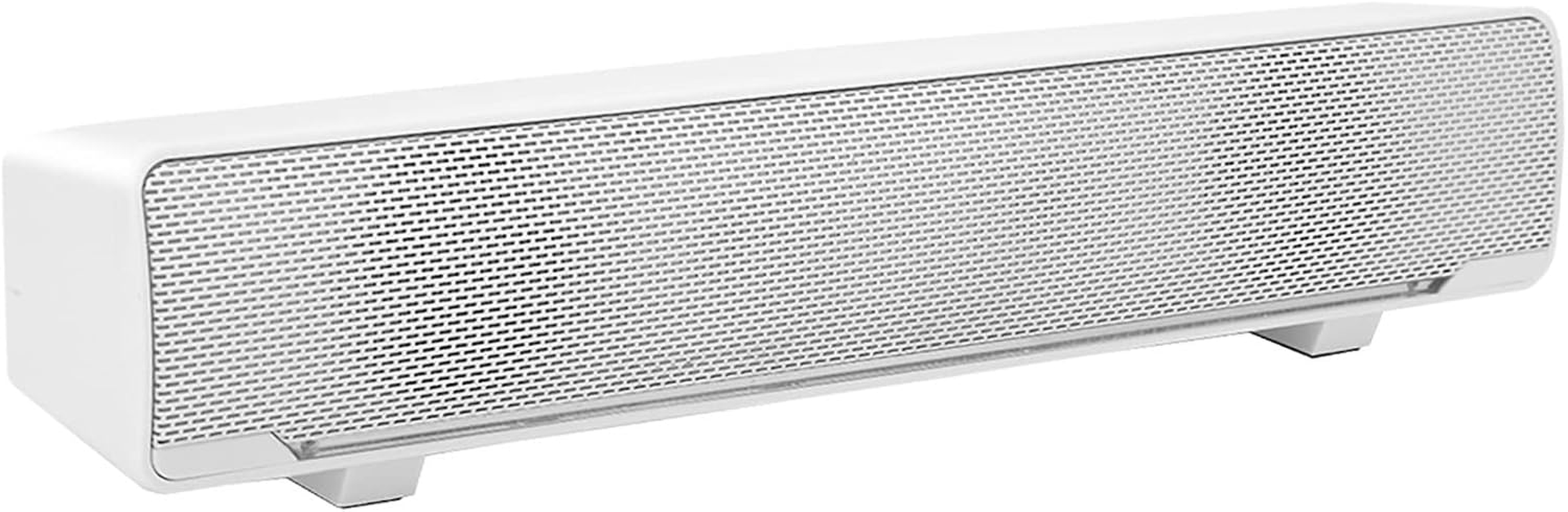 Generic Mini Portable USB Wired Soundbar Music Player Bass Surround Soundbox Speaker with 3.5 Mm Plug for Desktop, Laptop, TV, Smartphone, Tablet PC, MP3, MP4 and More (White)