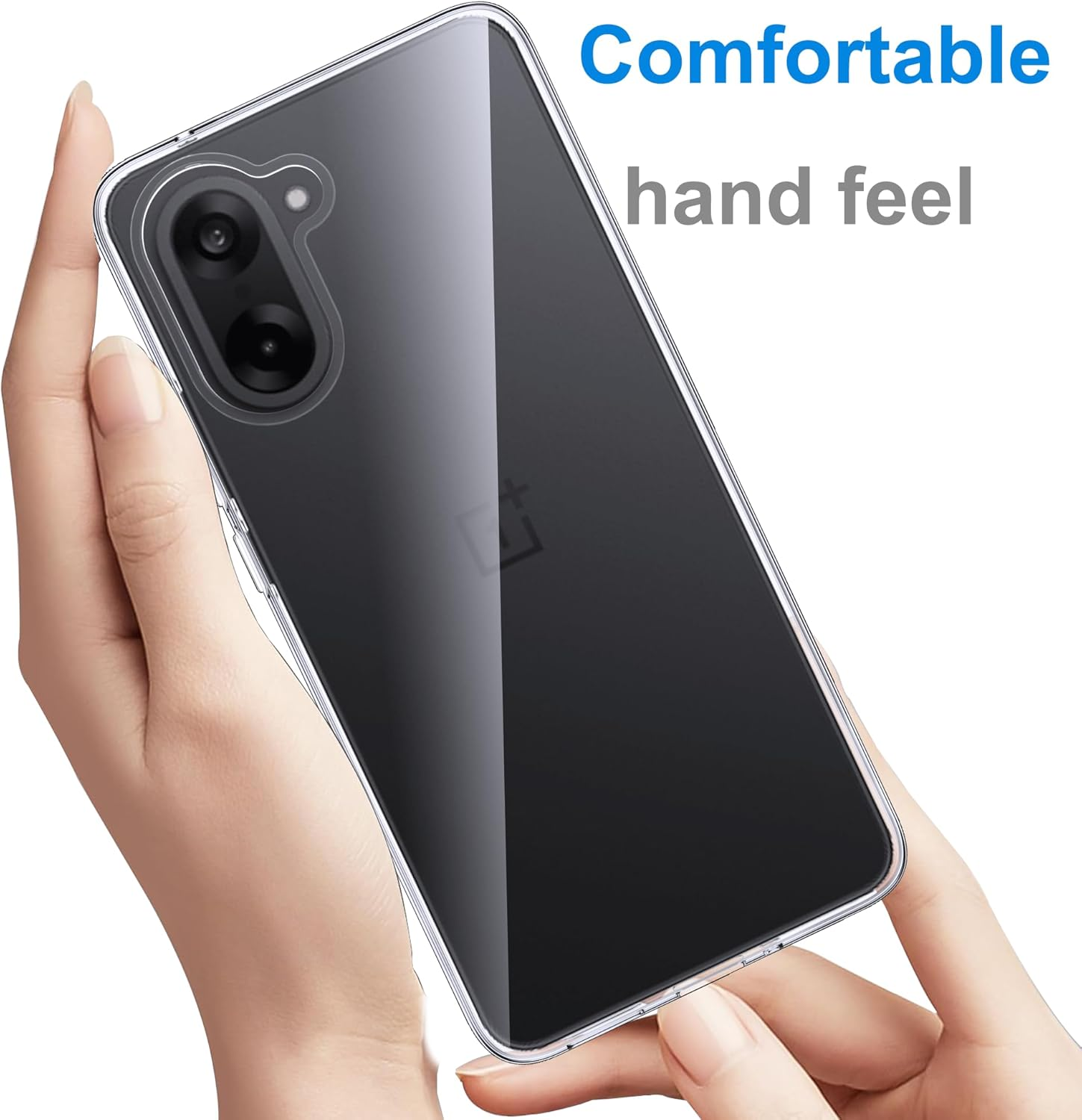 CAUHENYEE Transparent Case for Oneplus Nord CE5 5G Mobile Phone Case, Thin, Soft, Transparent TPU Case, Scratch-Resistant, Shockproof