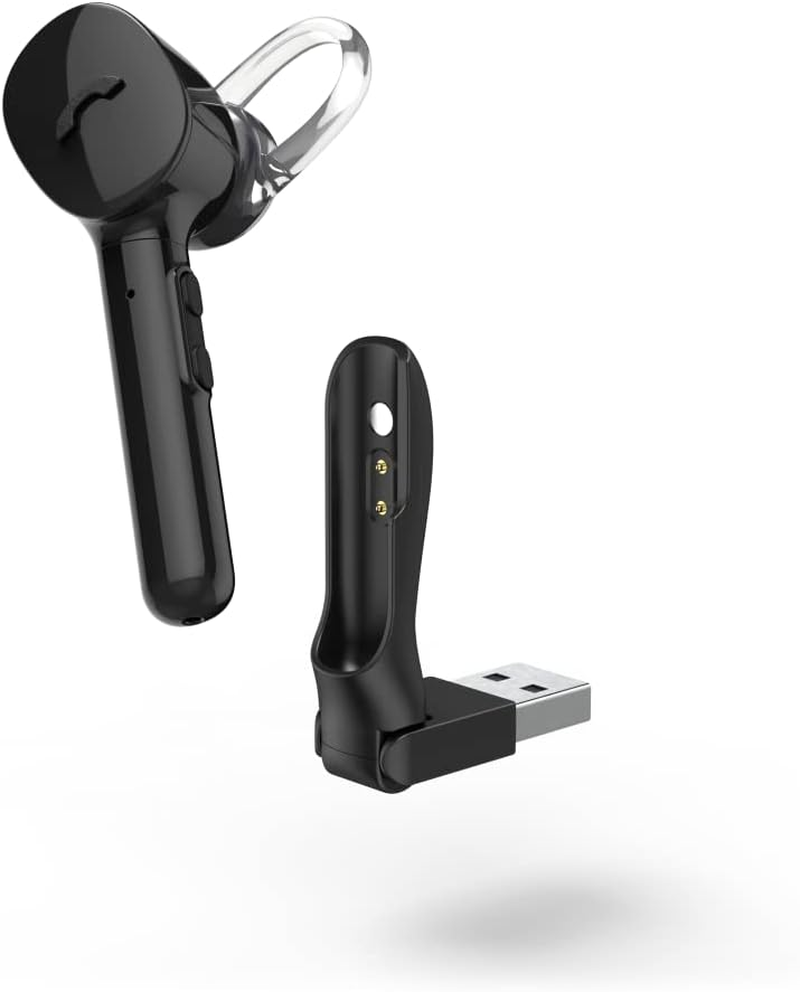 Hama Myvoice1300 Mono Bluetooth&reg; Headset (In-Ear Bandwidth 20Hz-20Khz, Micro Bandwidth 100Hz-10Khz, Charge 2H for 4H Autonomy, Voice Control) Black image number 5