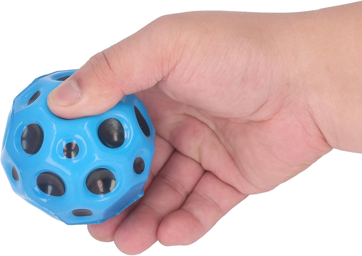 6Pcs Space Ball, Super High Bouncing Space Ball, Colorful Bouncing Balls for Kids, Sensory Ball, Sports Training Ball, Improve Hand-Eye Coordination, Easy to Grip and Catch image number 2