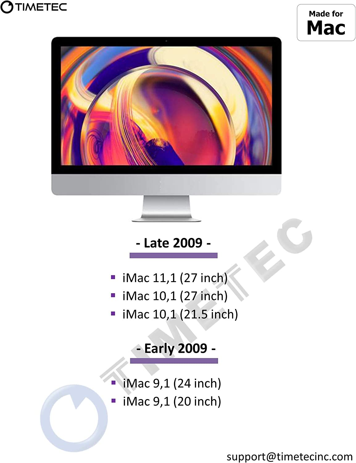 Timetec 8GB Kit(2X4Gb) Compatible for Apple DDR3 1067Mhz / 1066Mhz PC3-8500 CL7 for Mac Book, Mac Book Pro, Imac, Mac Mini (Late 2008, Early/Mid/Late 2009, Mid 2010) SODIMM Memory MAC RAM Upgrade image number 6