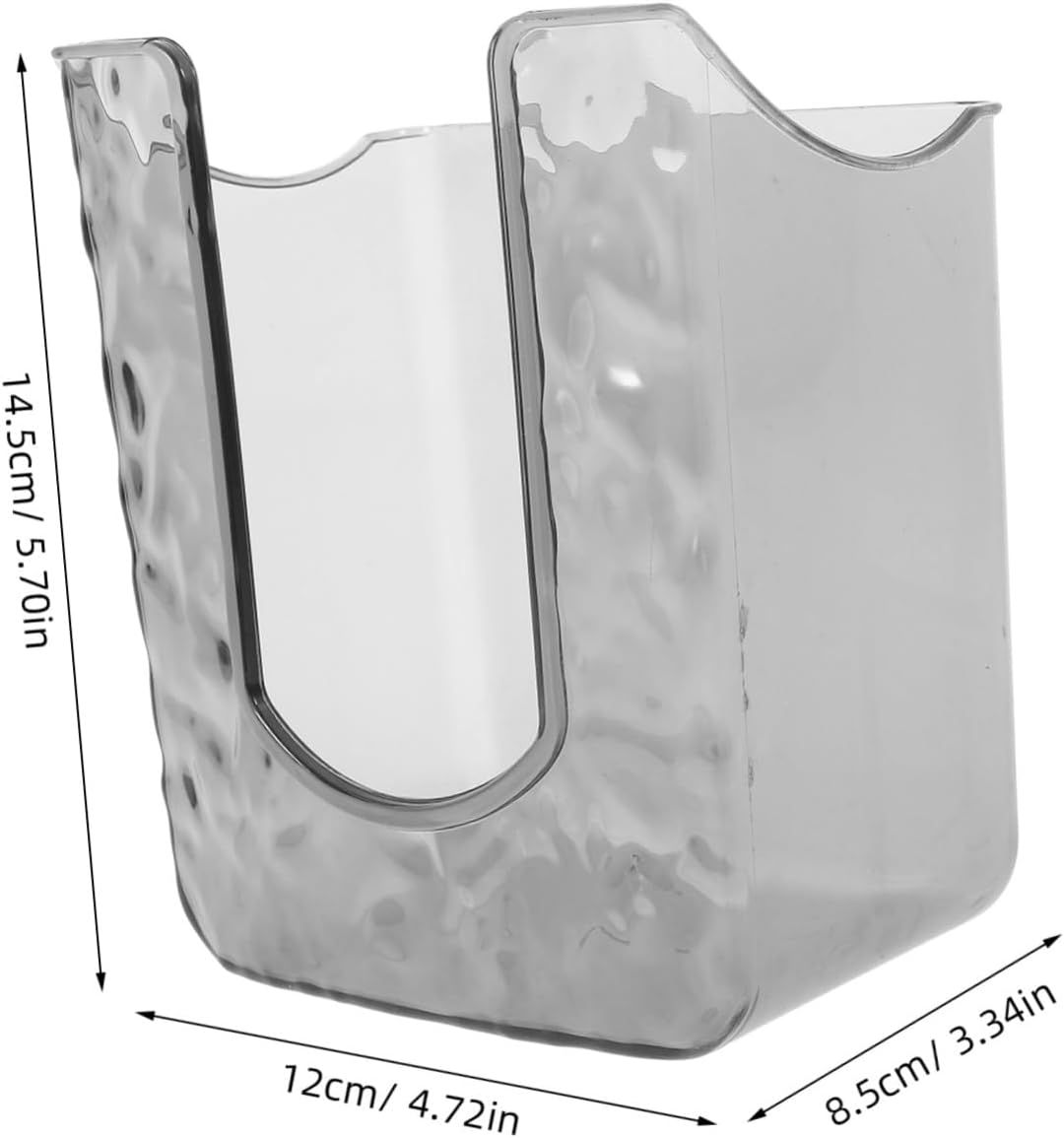 Wall-Mounted Tissue Box Tissue Holder Wipes Container for Bathroom Kitchen Bedroom