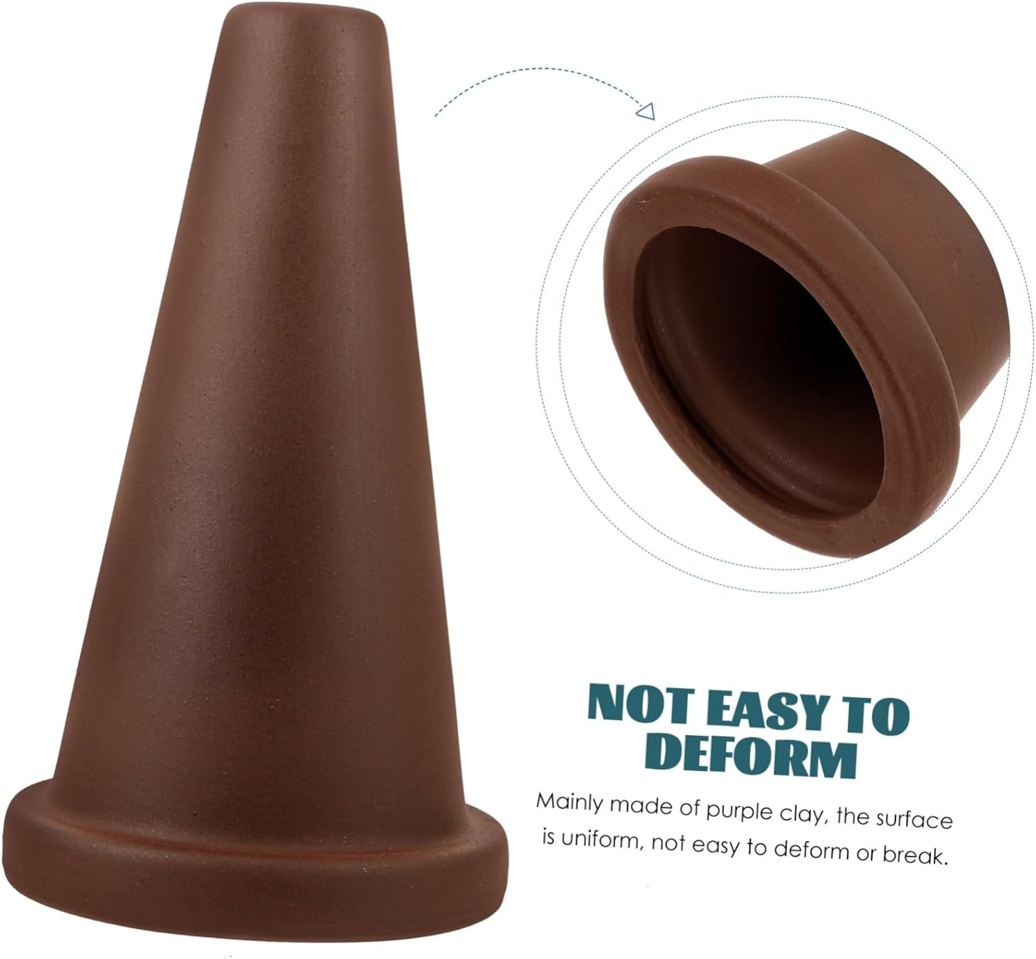 Mipcase Fish Breeding Cone Cave Spawning Bucket Purple Clay Aquarium Ornament Angel Fish Discus Tank Breeding Cone Hideaway Aquarium Pets image number 4